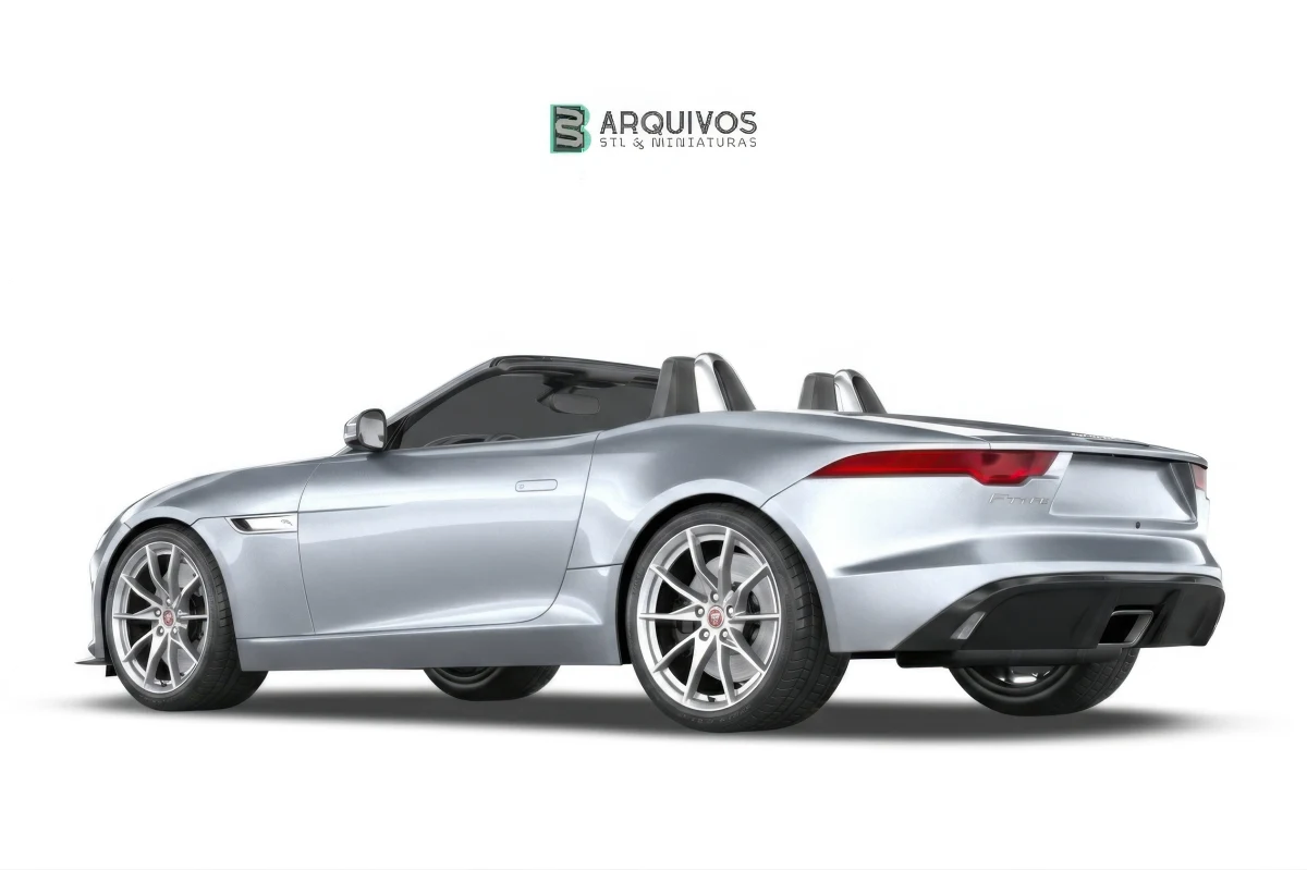 Modelo 3D STL - Jaguar F-Type Regular Convertible 2021 — foto 3